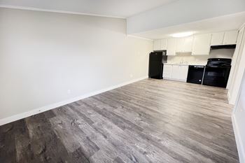 Luxury lvp flooring in select homes